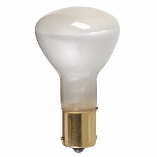 S3618 Shatterproof Incandescent Lamp, 20 W, BA15s Lamp, R12 Shape