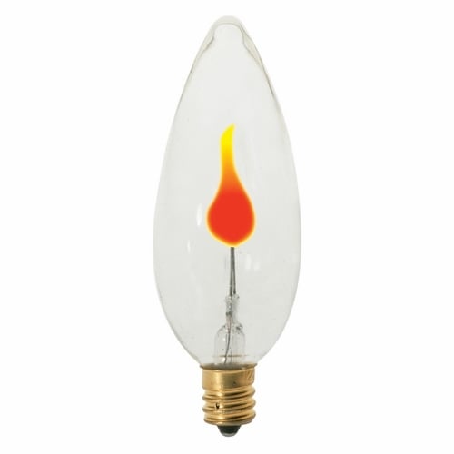 S3659 Decorative Dimmable Incandescent Lamp, 3 W, E12 Incandescent Lamp, BA9-1/2 Shape