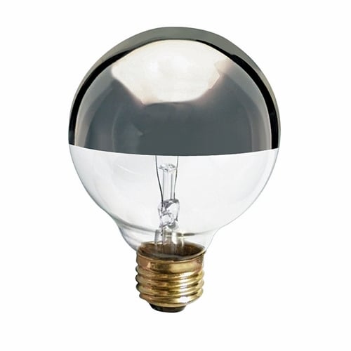 S3862 Dimmable Globe Vintage Decorative Incandescent Lamp, 60 W, E26 Incandescent Lamp, G25 Shape, 540 Lumens Initial