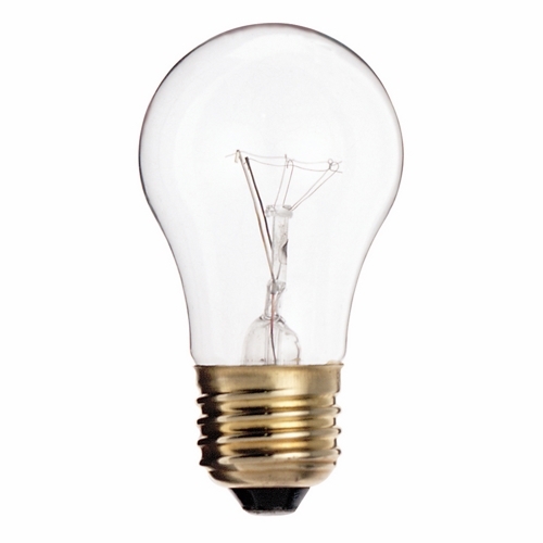 S3948 Dimmable General Service Incandescent Lamp, 15 W, E26 Incandescent Lamp, A15, 100 Lumens Initial