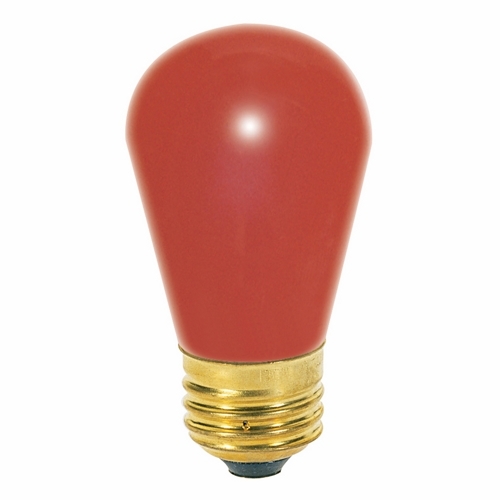 S3961 Dimmable Indicator and Sign Incandescent Lamp, 11 W, E26 Incandescent Lamp, S14 Shape