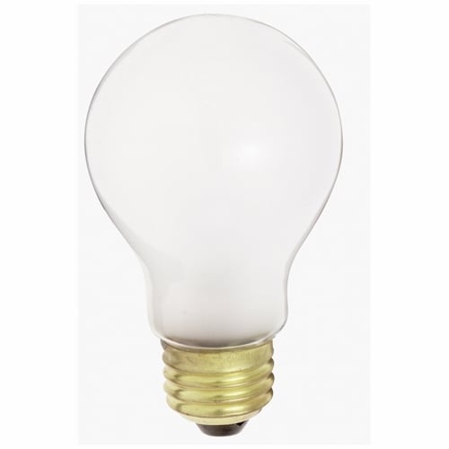 S4076 Dimmable General Service High Voltage Incandescent Lamp, 40 W, E26 Incandescent Lamp, A19 Shape, 327 Lumens Initial