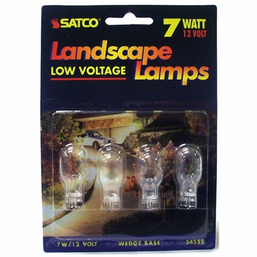 S4552 Miniature Lamp, 7 W, W2.1x9.5d Lamp, T6 Shape