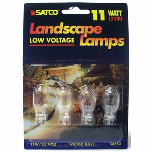 S4553 Miniature Lamp, 11 W, W2.1x9.5d Lamp, T7 Shape