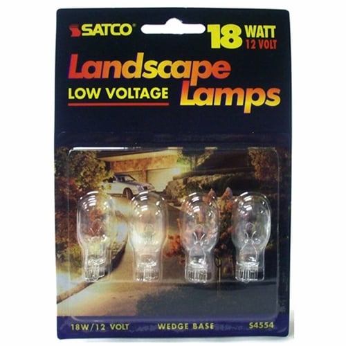 S4554 Miniature Lamp, 18 W, W2.1x9.5d Lamp, T8 Shape