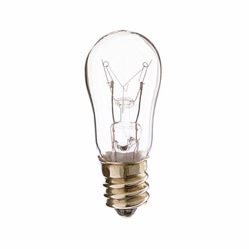 S4572 Dimmable Indicator and Sign Incandescent Lamp, 6 W, E12 Incandescent Lamp, S6 Shape, 25 Lumens Initial