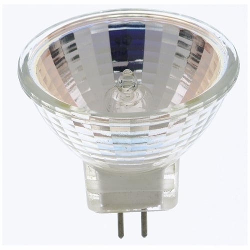 S4629 Dimmable Lensed Halogen Lamp, 10 W, GZ4 Halogen Lamp, MR11 Shape