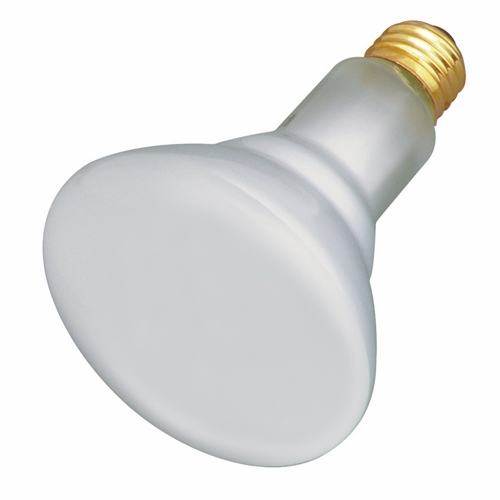 S4887 Coated Dimmable Shatter Proof Incandescent Lamp, 65 W, E26 Incandescent Lamp, BR30 Shape, 480 Lumens Initial