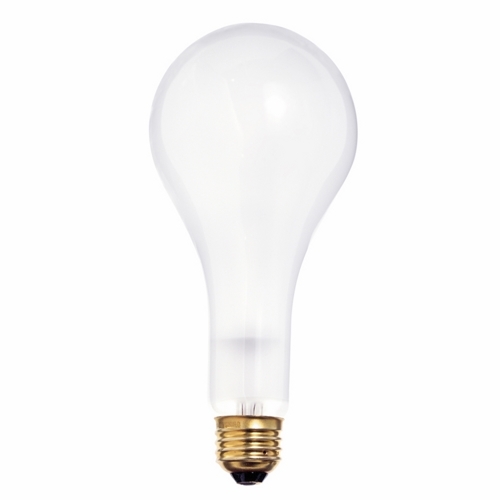 S4960 General Service Incandescent Lamp, 300 W, E26, PS25 Shape, 3600 Lumens Initial