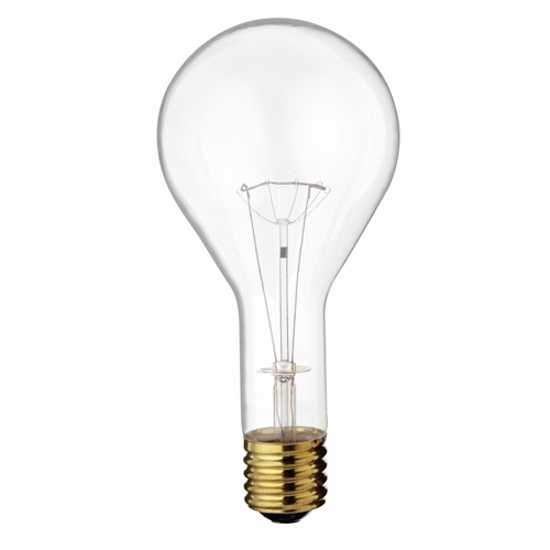 S4961 General Service Incandescent Lamp, 300 W, E39, PS35 Shape, 3600 Lumens Initial