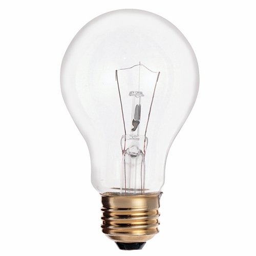 S6040 Dimmable General Service Incandescent Lamp, 25 W, E26 Incandescent Lamp, A19 Shape, 185 Lumens Initial
