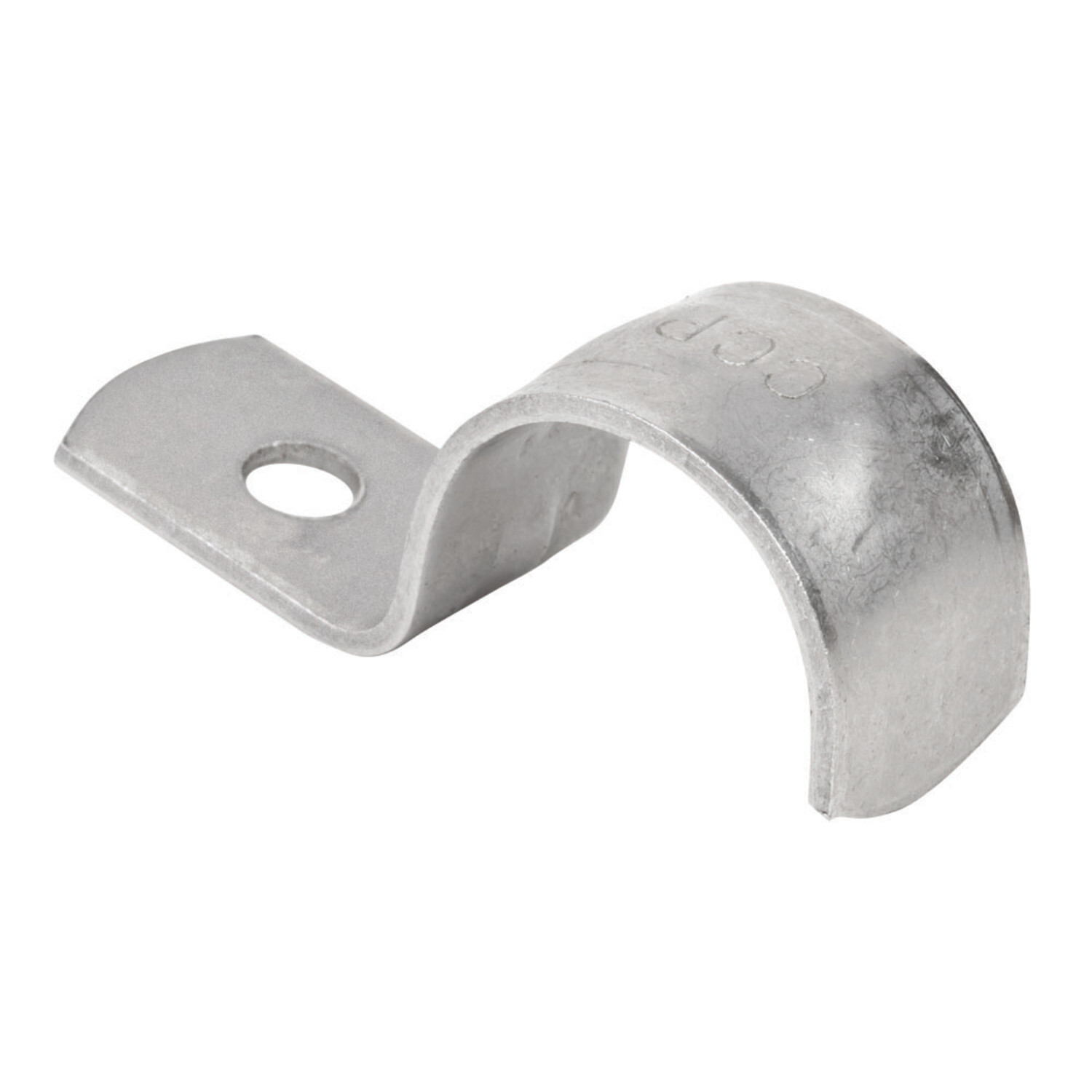 S610001S00 1-Hole Conduit Strap, 1 in, For Use With Rigid/IMC Conduit, 316 Stainless Steel, Polished Silver