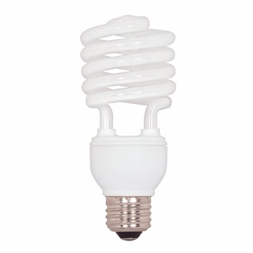 S7234 Compact Fluorescent Lamp, 20 W, E26 Lamp, T2 Mini Spiral Shape, 1330 Lumens Initial