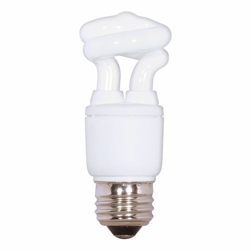 S7261 Compact Fluorescent Lamp, 5 W, E26 Lamp, T2 Mini Spiral Shape, 280 Lumens Initial Lumens