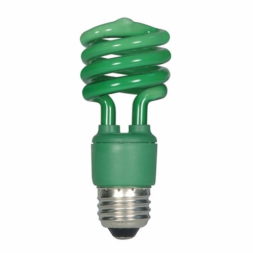 S7272 Compact Fluorescent Lamp, 13 W, E26 Lamp, T2 Mini Spiral Shape