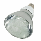 Compact Fluorescent Reflector Lamp, Designation: 23BR38/41, 120 V, 23 WTT, BR38 Shape, E26 Medium Base, 10000 HR, Lumens: 1070 LM Initial, 4100 DEG K Color Temperature, Cool White 82 CRI, 6-1/2 IN Length, 4-23/32 IN Diameter