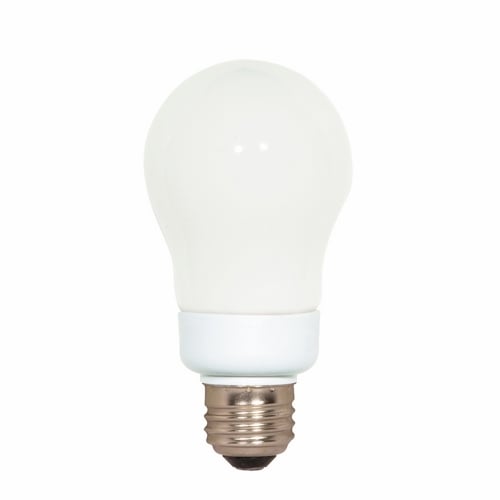 S7289 Type A Compact Fluorescent Lamp, 11 W, E26 Lamp, A19 Shape, 540 Lumens Initial