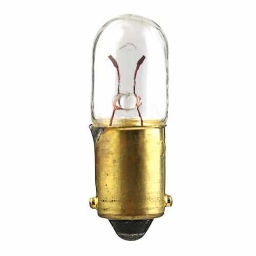 S7823 Dimmable Incandescent Lamp, 2.8 W, BA9s Lamp, T3 1/4 Shape, 1.1 Lumens Initial