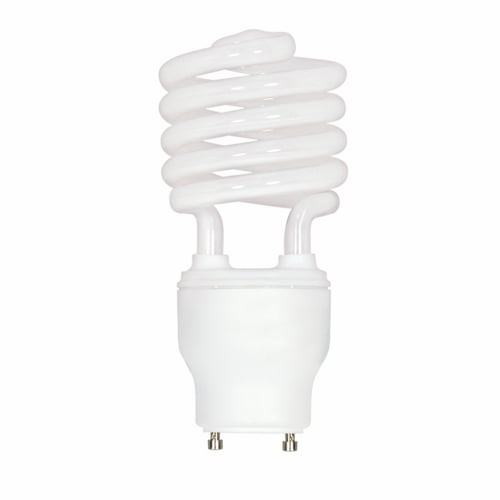 S8206 Compact Fluorescent Lamp, 23 W, GU24 Lamp, T2 Mini Spiral Shape, 1600 Lumens Initial