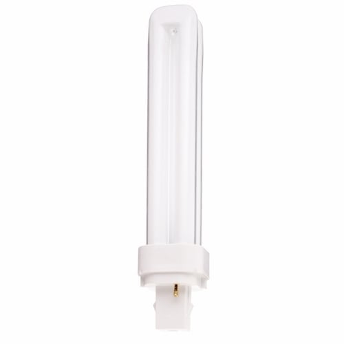 S8328 HyGrade Double Twin Compact Fluorescent Lamp, 26 W, G24d-3 Lamp, T4 Shape, 1825 Lumens Initial