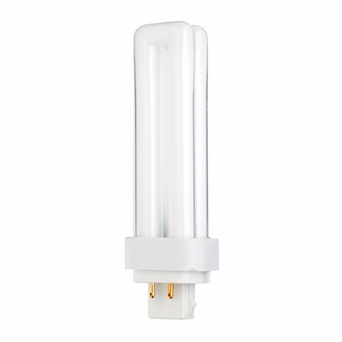 S8331 HyGrade Double Twin Compact Fluorescent Lamp, 13 W, G24q-1 Lamp, T4 Shape, 900 Lumens Initial