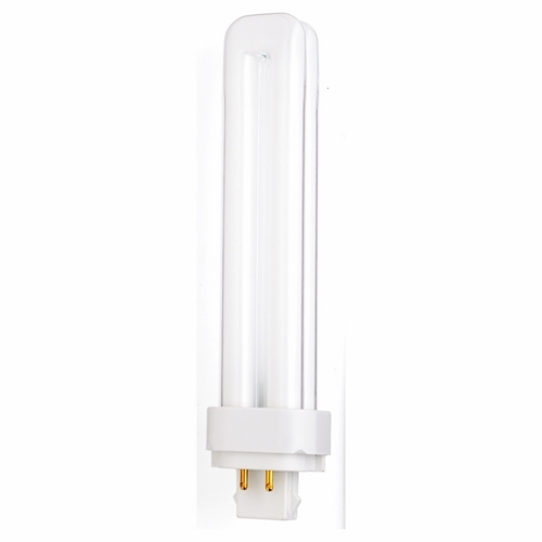 S8339 HyGrade Double Twin Compact Fluorescent Lamp, 26 W, G24q-3 Lamp, T4 Shape, 1825 Lumens Initial