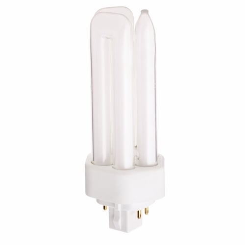 S8347 HyGrade Triple Twin Compact Fluorescent Lamp, 26 W, GX24q-3 Lamp, T4 Shape, 1800 Lumens Initial