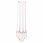 Compact Fluorescent Triple Twin 4 Pin Lamp, Designation: CFT42W/4P/835, 42 WTT, T4 Shape, GX24q-4 GX24q-4 (4-Pin) Base, 15000 HR, Lumens: 3200 LM Initial, 3500 DEG K Color Temperature, Neutral White 82 CRI, 6-19/32 IN Length