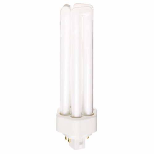S8356 HyGrade Triple Twin Compact Fluorescent Lamp, 42 W, GX24q-4 Lamp, T4 Shape, 3200 Lumens Initial