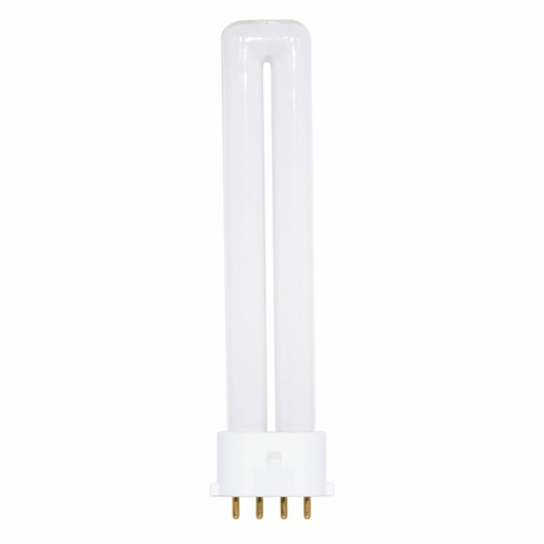 S8365 HyGrade Single Twin Compact Fluorescent Lamp, 9 W, 2G7 Lamp, T4 Shape, 580 Lumens Initial
