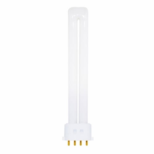 S8367 HyGrade Single Twin Compact Fluorescent Lamp, 13 W, 2GX7 Lamp, T4 Shape, 800 Lumens Initial