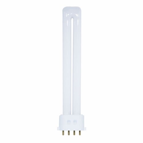 S8368 HyGrade Single Twin Compact Fluorescent Lamp, 13 W, 2GX7 Lamp, T4 Shape, 800 Lumens Initial