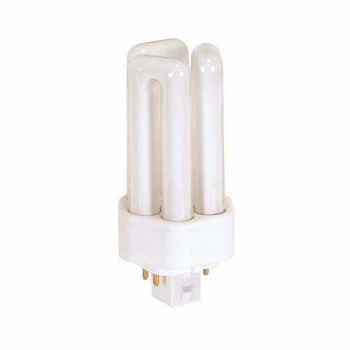 S8396 HyGrade Triple Twin Compact Fluorescent Lamp, 13 W, GX24q-1 Lamp, T4 Shape, 900 Lumens Initial