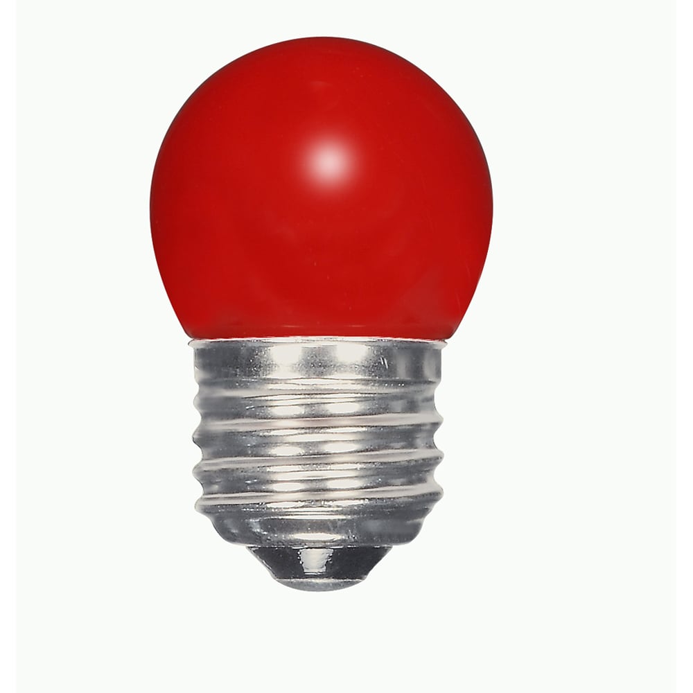 S9165 LED Specialty Lamp, 1.2 W, 7.5 W Incandescent Equivalent, E26 Lamp Base, S11 Shape, 120 V AC
