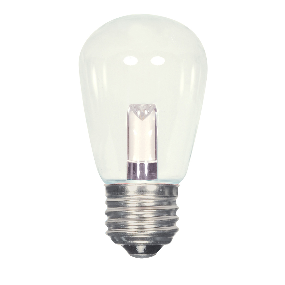 S9174 LED Specialty Lamp, 1.4 W, 10 W Incandescent Equivalent, E26 Lamp Base, S14 Shape, 120 V AC