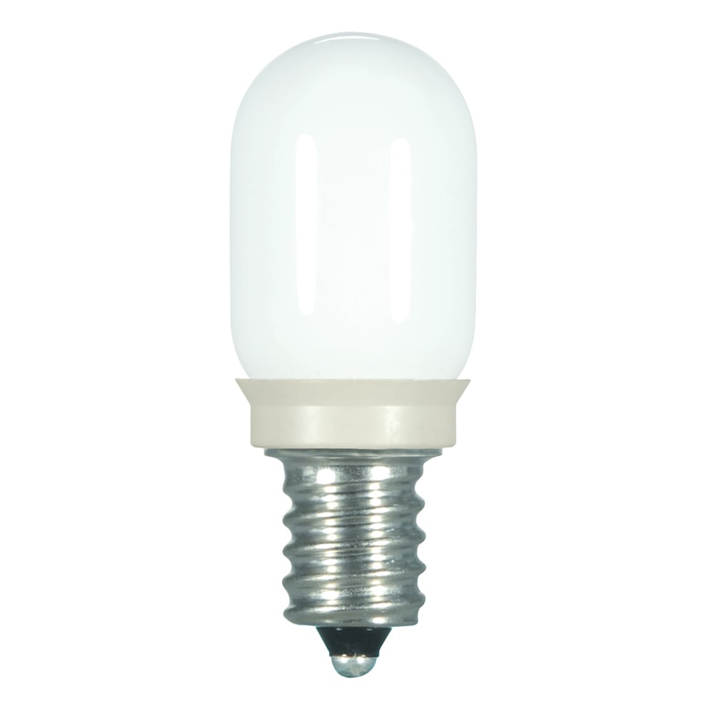 S9177 LED Specialty Lamp, 0.8 W, 15 W Incandescent Equivalent, E12 Lamp Base, T6 Shape, 120 V AC