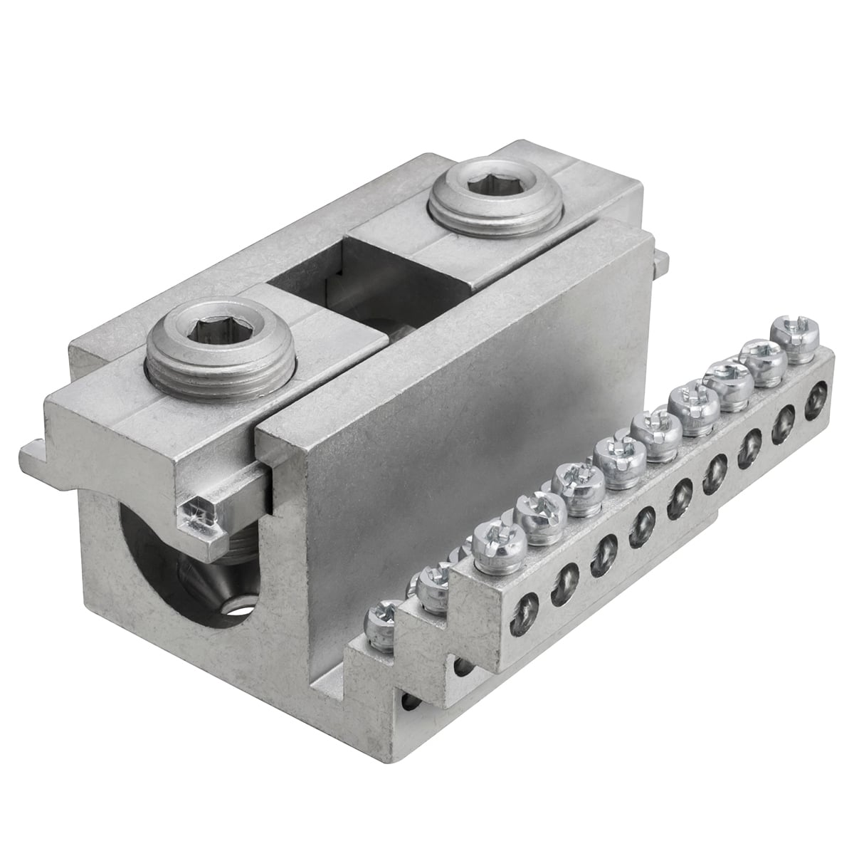 SCNM-27 Type SCNM Solar Combiner Node, 14 to 10 AWG, 14 to 4 AWG Solid Copper/Aluminum Conductor, Aluminum Alloy