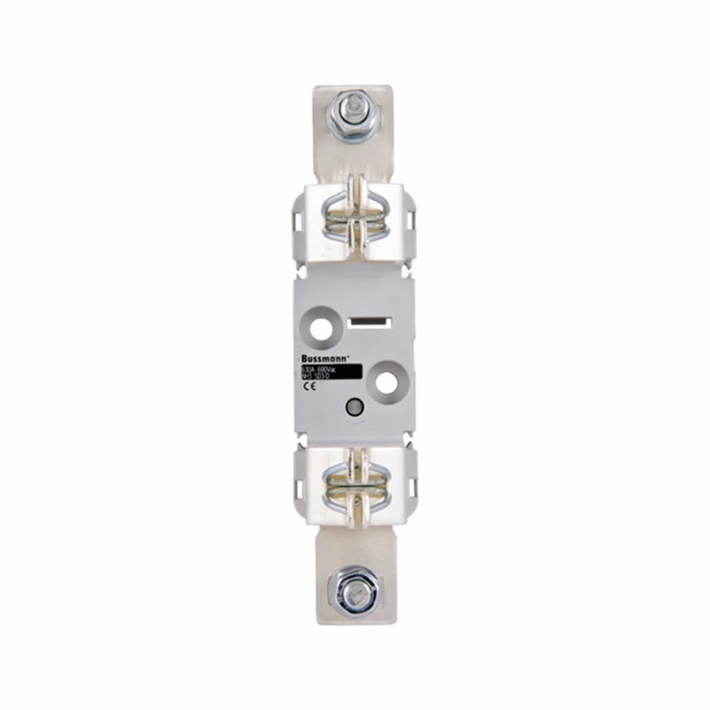 SD3-D Screw, For Use With NH Base, NH3 Fuse Link, 400/500/690 V AC NH Series Class gG/aM Low Voltage Fuses, 630 A, 690 V, DIN Rail, Threaded Mount, 1/4 in Screw, Thermoplastic, Silver