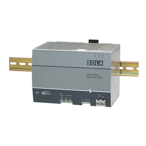 SDN40-24-100C SDN-C Compact Power Supply, 115/230 V AC Input, 24 VDC Output, 960 W Power Rating, 3.2/1 A, DIN Rail Mount