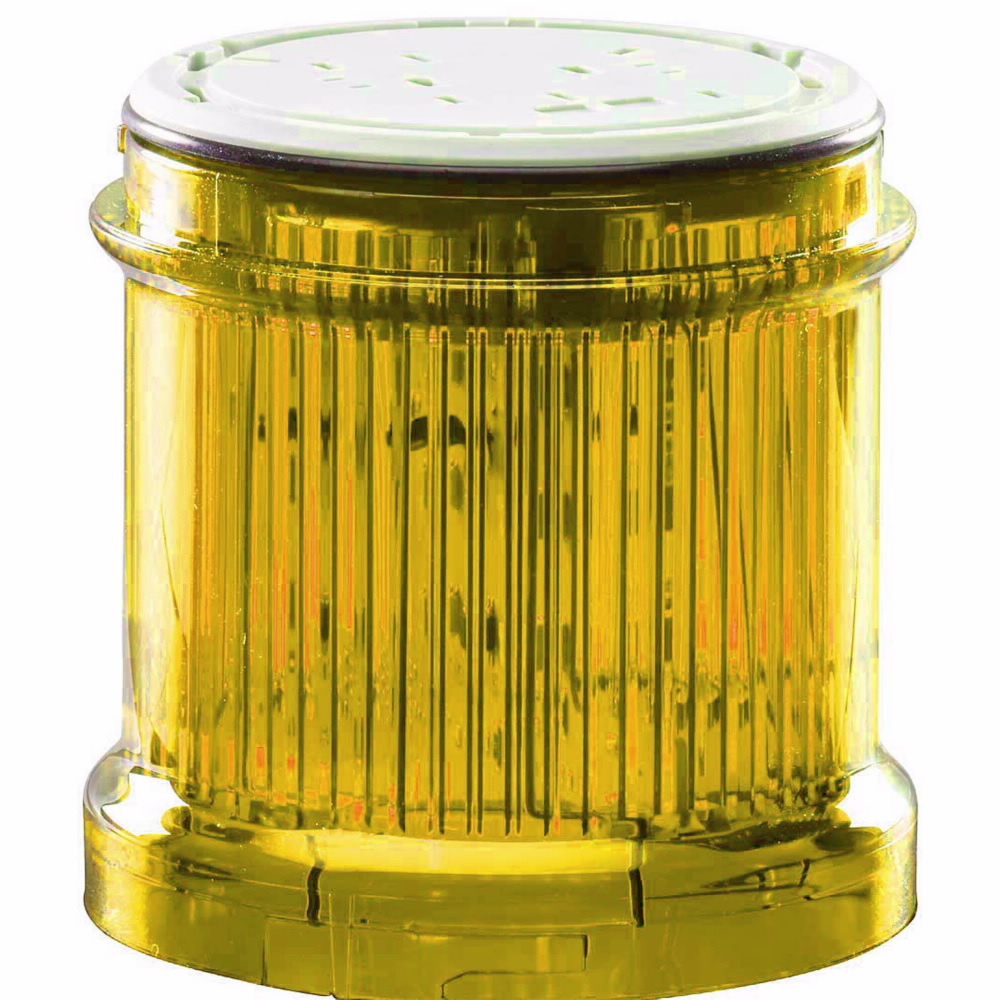 SL7-L24-Y Continuous Stack Light Module, 24 V AC/DC, LED Lamp, 70 mm Dia, Base Mount, Yellow, UL 508 File No. E29184, cULus Listed, CSA C22.2 No. 14-10, 94-91, CSA Class File No. NKCR7, IEC/EN 60947-5-1, CE Certified