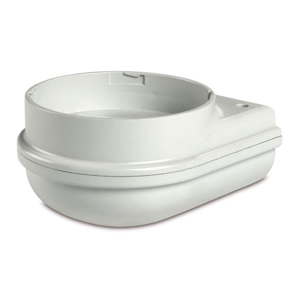 SLMBW-120-240GY StreamLine SLMB Modular Wall Mount Base, For Use With SLM Series Beacons and Sounder, Polycarbonate