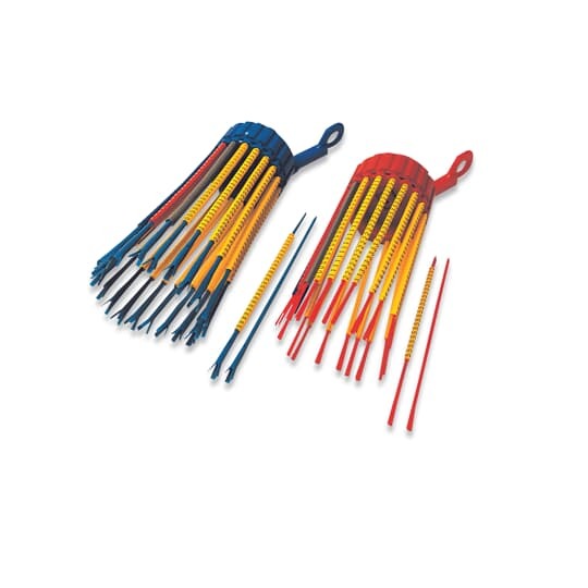 SMMK196-9 E-Z Code Installation Magazine, 0 to 9, L, R, S, T, N Legend, 16 to 11 AWG, Black/White
