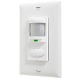 SSD 120 WH SSD Contractor Select/Decorator Wall Switch Sensor, 120 VAC, Passive Infrared Sensor, 1000 sq-ft Coverage, 180 deg Viewing