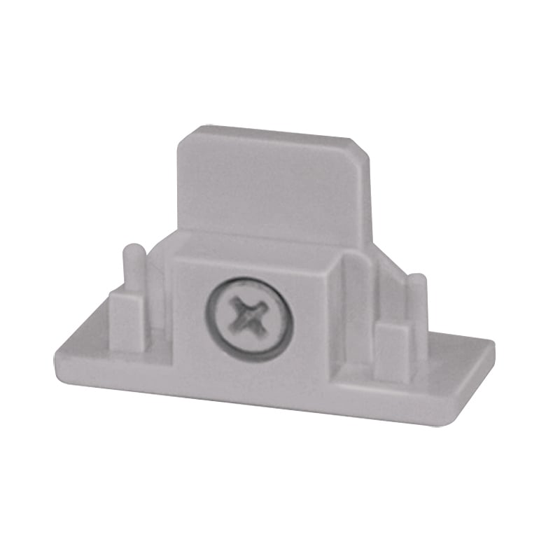 T28 SL 1-Circuit Dead End, For Use With 1-Circuit Trac System Field-Cut Trac Section, 120 V AC, Silver