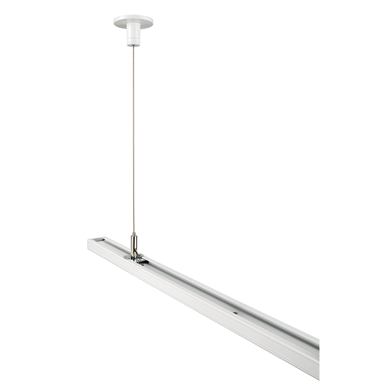 T597 144IN BL Cable Suspension Mounting Kit, 120 V AC, For Use With Rigid Ceiling One Circuit Trac System
