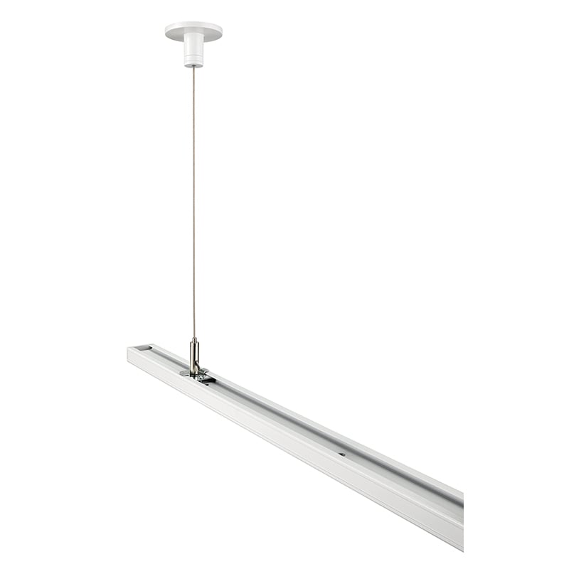 T597 48IN BL Cable Suspension Mounting Kit, 120 V AC, For Use With Rigid Ceiling One Circuit Trac System