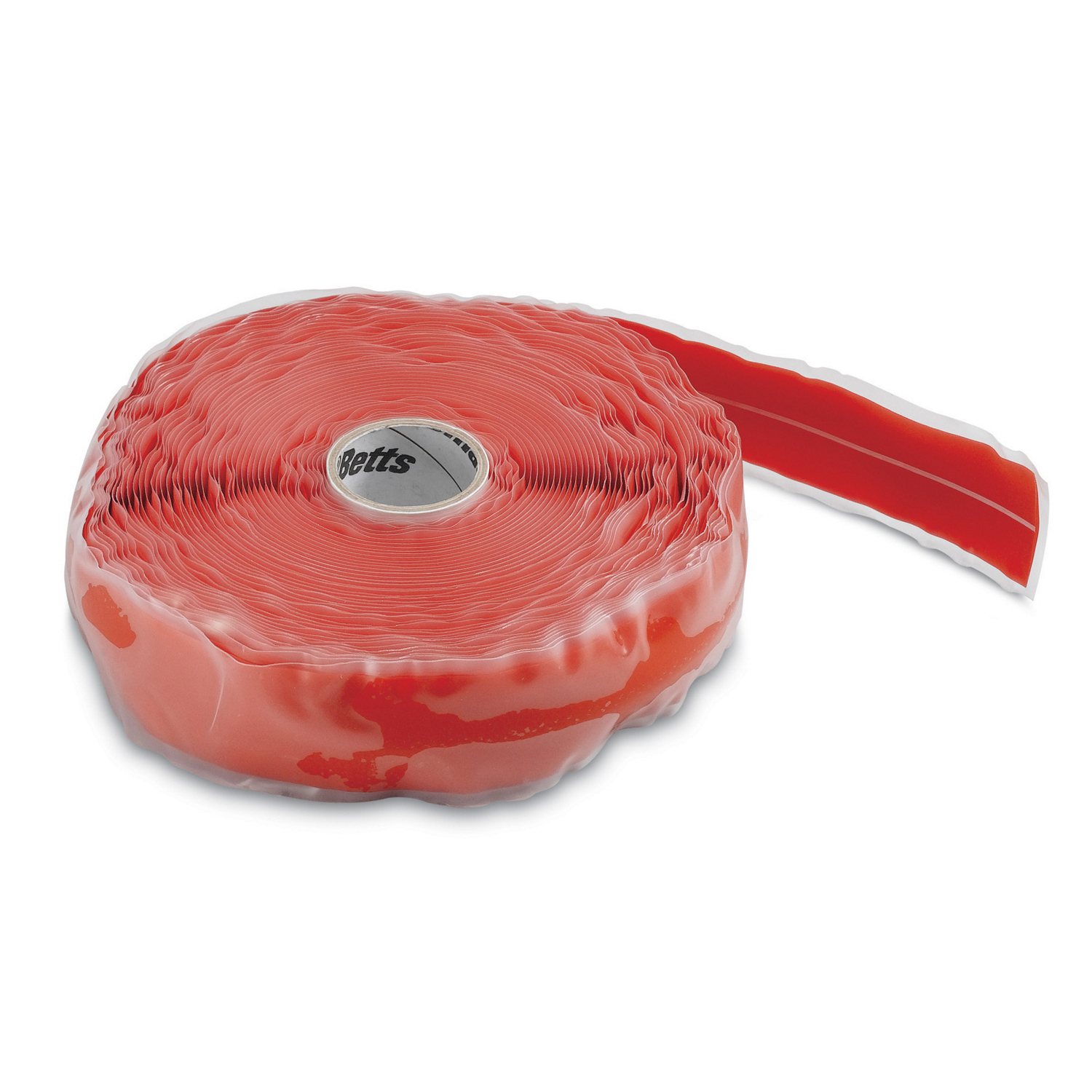 TBFT421-12 Shrink-Kon Self-Fusing Insulating Tape With Dispenser, 12 ft L x 1 in W, 40 mil THK, Silicon Rubber, Red