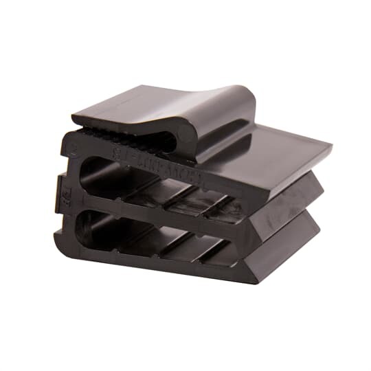 TC403 Ty-Rap W-Style Cable Edge Solar Clip, 10 AWG Dia Cable, Acetal