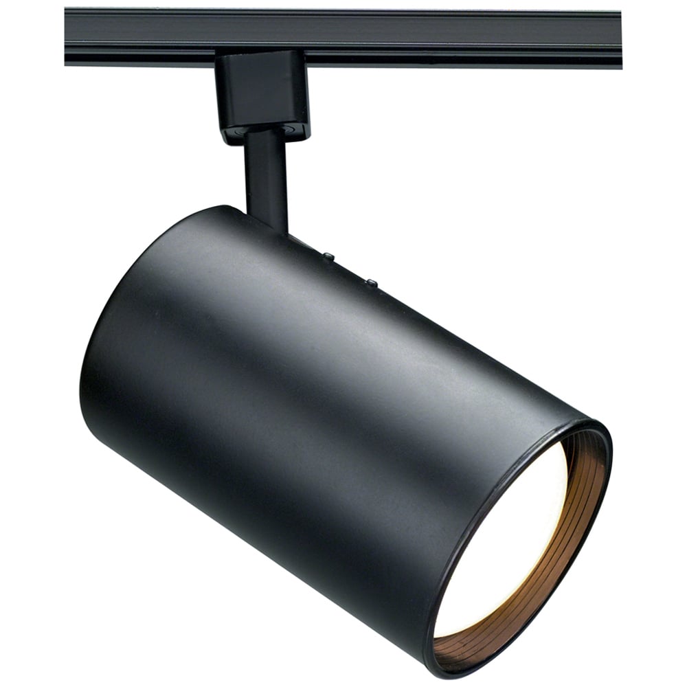 TH201 Transitional Track Lighting Head, Incandescent Lamp, 50 W Fixture, 120 V AC, Straight Cylinder Head, 9-1/2 in Max Extension