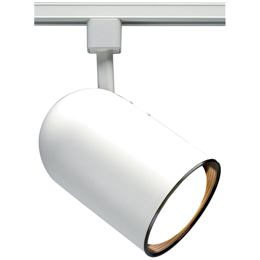 TH208 Transitional Track Lighting Head, Incandescent Lamp, 50 W Fixture, 120 V AC, Bullet Cylinder Head, 9-1/2 in Max Extension